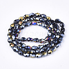 Electroplate Glass Beads Strands LS-EGLA-T013-05A-2