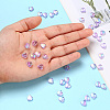 100Pcs Eco-Friendly Transparent Acrylic Beads TACR-YW0001-07D-8
