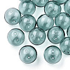 Transparent Blow High Borosilicate Glass Globe Beads GLAA-T003-09E-4