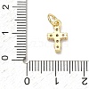 Brass Micro Pave Cubic Zirconia Pendants KK-A293-20G-02-3