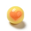 Two Tone Opaque Acrylic Beads SACR-K003-03A-1