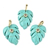 Synthetic Turquoise Pendants GG-CBA105B-01A-G-1