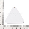 Caution Mark Acrylic Pendants OACR-Q055-02D-3