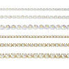 6 Styles Brass Rhinestone Strass Chains CHC-TA0001-05-9