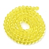 Transparent Glass Bead Strands X-GLAA-G013-6mm-68-4