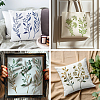 1 Set PET Hollow Out Drawing Painting Stencils DIY-MA0006-48-6