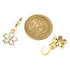 Alloy Enamel Flower Leverback Earrings EJEW-JE05574-3