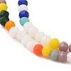 Opaque Imitation Jade Glass Beads Strands EGLA-P062-02A-3