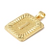 Rack Plating Brass Pendants KK-B092-42G-I-2