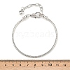 Brass European Style Bracelets for Jewelry Making X-KK-R031-06-5