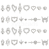 30Pcs 15 Style Alloy Pendants FIND-ME0001-84-1