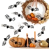 Halloween Bat 12Pcs PVC Adhesive Waterproof Stickers Self-Adhesive Stickers PW-WGB2D6C-01-4