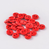 2-Hole Flat Round Resin Sewing Buttons for Costume Design LS-BUTT-E119-18L-10-1