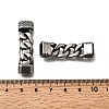 304 Stainless Steel Twisted Chain Shape Links STAS-D382-12AS-3