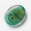 Natural Green Agate Cabochons X-G-F296-08-30x40mm-3