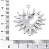 304 Stainless Steel Pendants STAS-Z121-31P-3