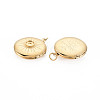 Ion Plating(IP) 304 Stainless Steel Pendant Enamel Settings STAS-N097-140-2