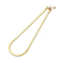Ion Plating(IP) 304 Stainless Steel Herringbone Chain Necklace for Men Women NJEW-E076-03D-G