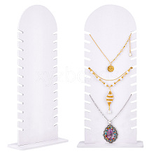 Wood Foldable Necklace Display Stands NDIS-WH0010-10