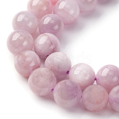 Natural Kunzite Beads Strands G-H313-01B-8mm-1
