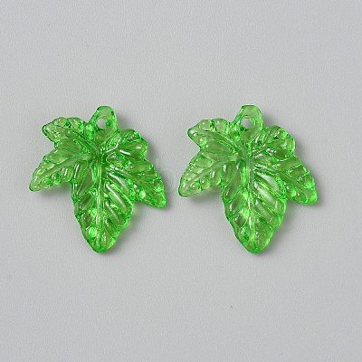 Transparent Acrylic Pendants OACR-CJC0006-25C-1