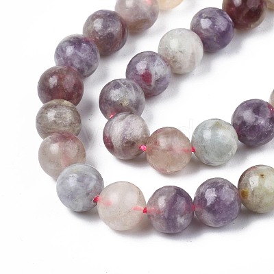 Natural Purple Red Tourmaline Beads Strands G-N327-02B-01-1