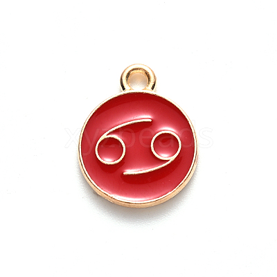 Alloy Enamel Pendants LS-X-ENAM-S124-01A-07D-1