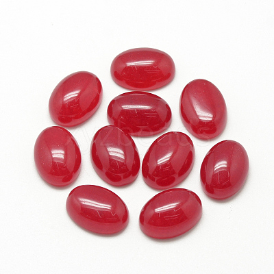 Natural White Jade Cabochons G-R415-14x10-28-1