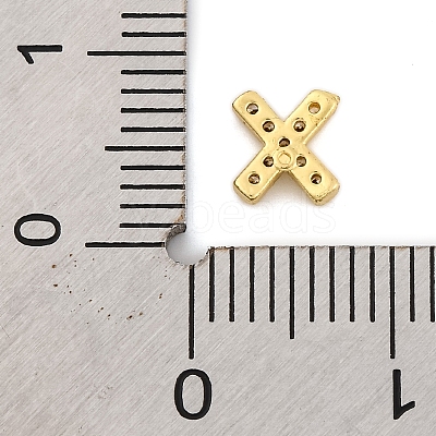 Rack Plating Brass Micro Pave Cubic Zirconia Cabochons KK-F874-04G-X-1