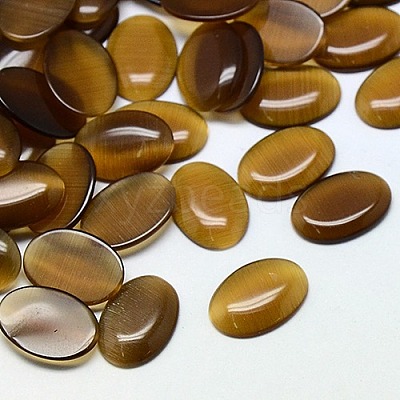 Cat Eye Cabochons CE-J005-10x14mm-M-1