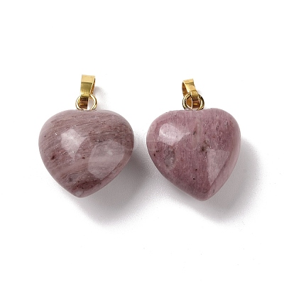 Natural Rhodonite Pendants G-I311-A02-G-1