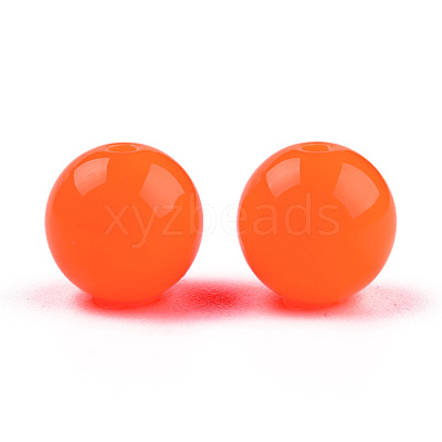 Fluorescent Acrylic Beads MACR-R517-6mm-03-1
