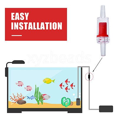 Plastic Fish Tank Air Pump Valve AJEW-WH0270-282A-1
