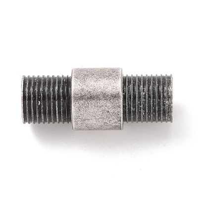 Tibetan Style PVD Vacuum Plating 304 Stainless Steel Magnetic Clasps with Glue-in Ends STAS-G276-30AS-1