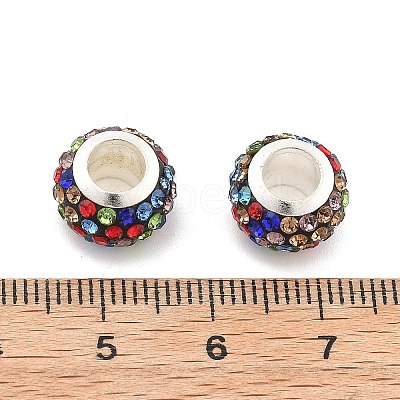 Rondelle Polymer Clay European Beads FIND-U001-01D-1