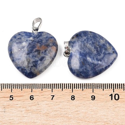 Natural Sodalite Pendants G-G956-B39-FF-1