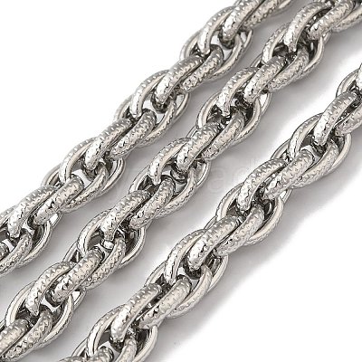 Tarnish Resistant 304 Stainless Steel Link Chains CHS-A012-06B-P-1
