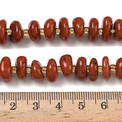 Natural Red Jaseper Beads Strands G-RM250109-A9-1