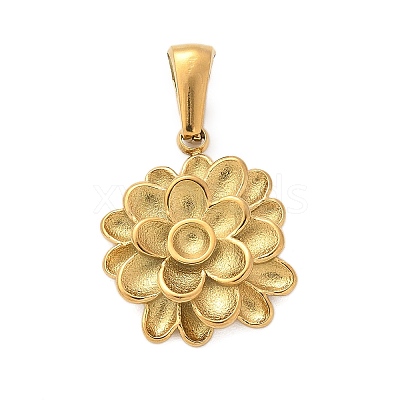 304 Stainless Steel Pendants STAS-Q349-01G-G-1