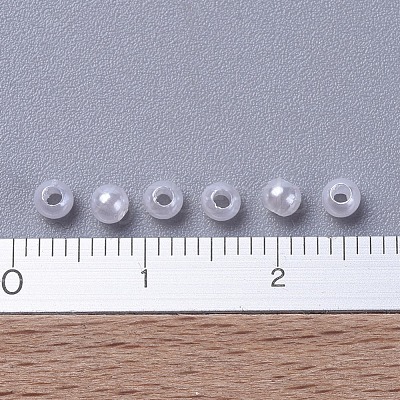 Imitated Pearl Acrylic Beads X-PACR-3D-1-1