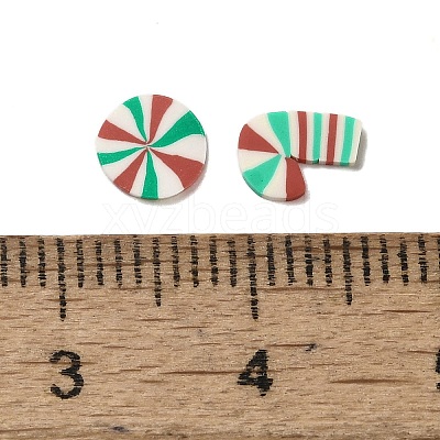 Christmas Theme Handmade Polymer Clay Sprinkles Mix X-CLAY-F005-03-1