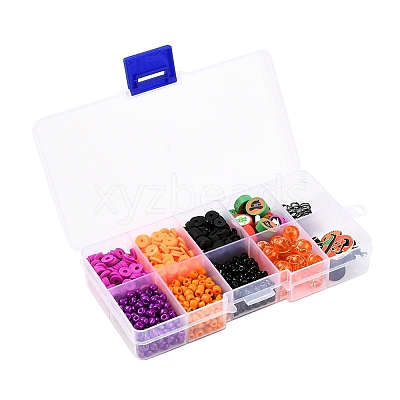 850Pcs Geometric Glass Seed & Polymer Clay Beads DIY-YW0002-75-1