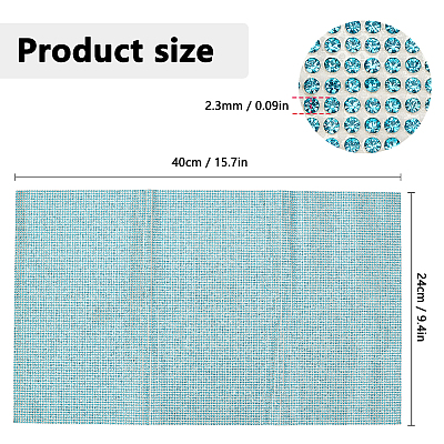 Self Adhesive Glass Rhinestone Stickers Sheets RB-GF0001-01A-1