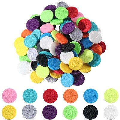 96Pcs 12 Colors  Fibre Perfume Pads DIY-SP0004-47B-02-1