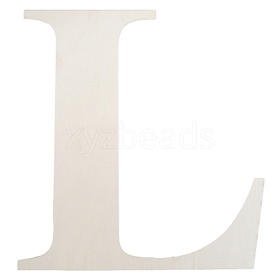 Letter Unfinished MDF Sheets WOOD-WH20012-008L-1