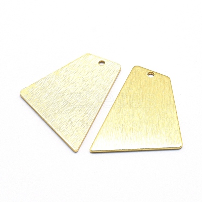 Brass Pendants KK-J279-22G-NR-1