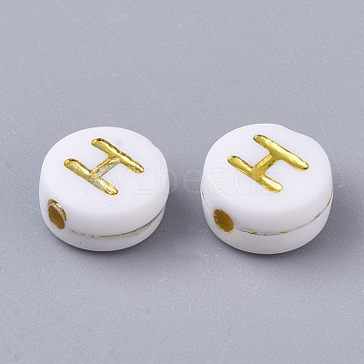 Plating Acrylic Beads X-PACR-R242-01H-1