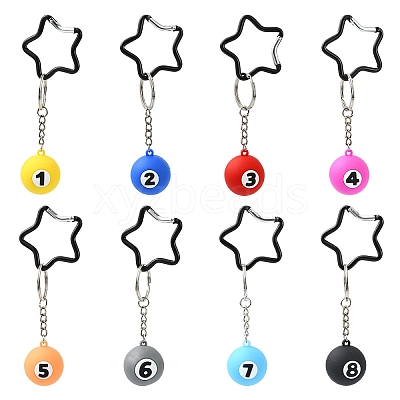 PVC Keychain HJEW-YW00041-01-1