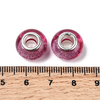 Large Hole Resin European Beads OPDL-R118-10B-1