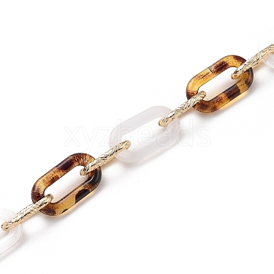 Handmade Acrylic Cable Chains AJEW-JB00701-05-1